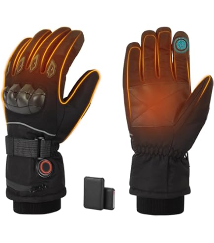 Amazon | Heatech(ヒーテック) 12V_ヒートカーボンスポーツグローブ